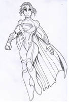 Supergirl 1 - sketch by Ant-Zurser