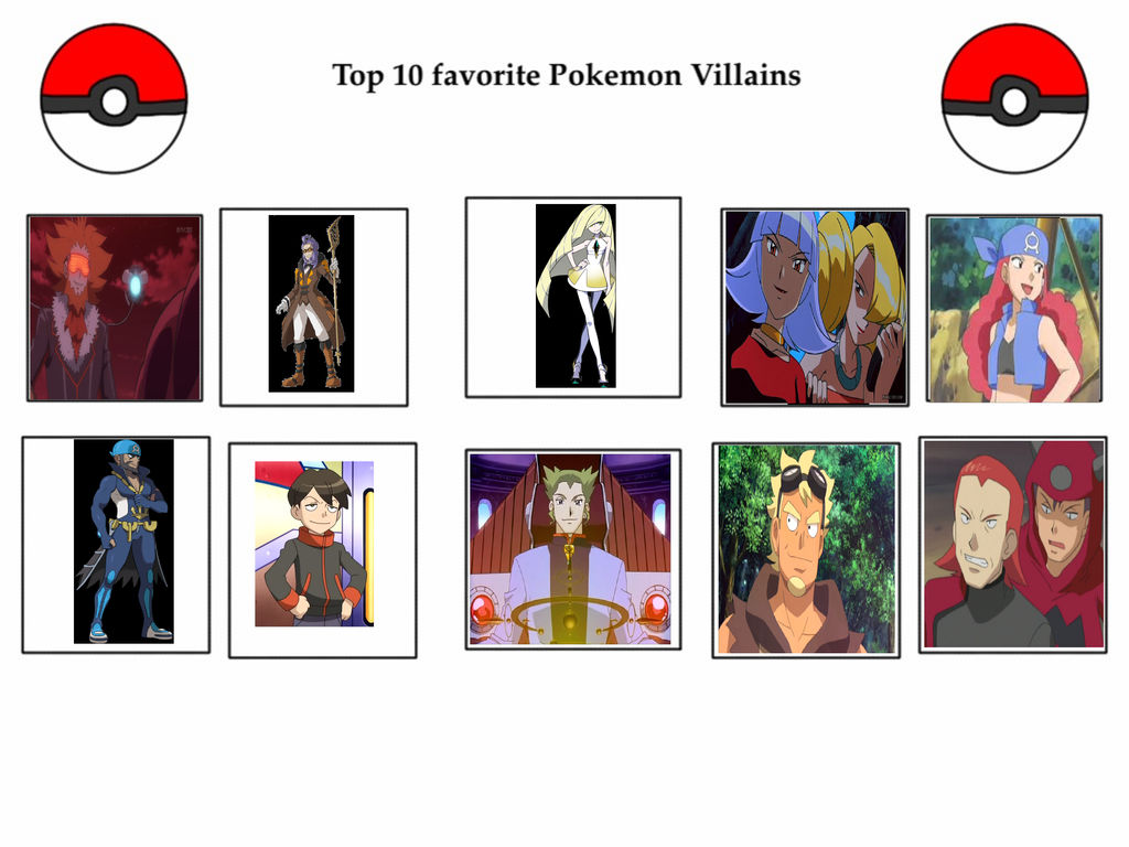 Pokemon Villains R Top 10 favorite Pokemon Villains by Drago-Pantherforever on DeviantArt