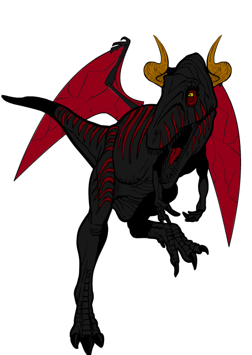 Evil Raptor Cartoon Devil Raptor by Drago-Pantherforever on DeviantArt