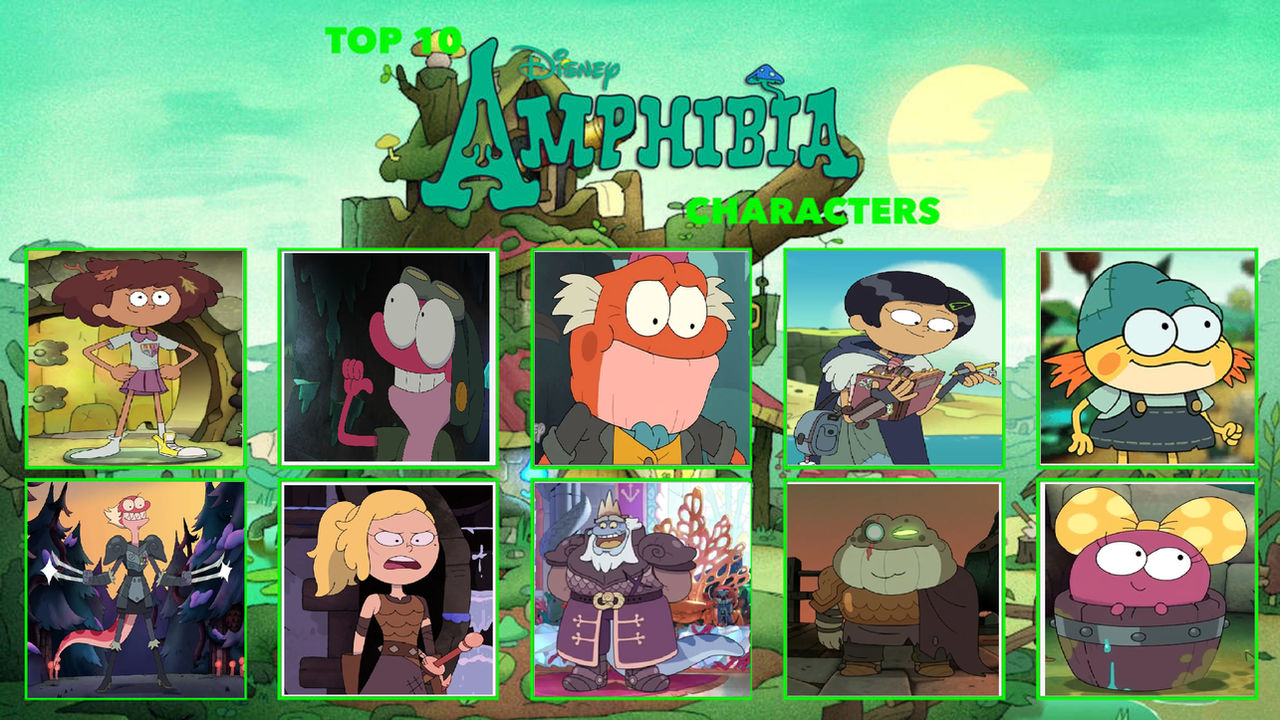 Amphibia Characters Rp My top 10 Amphibia Character by Drago-Pantherforever on DeviantArt