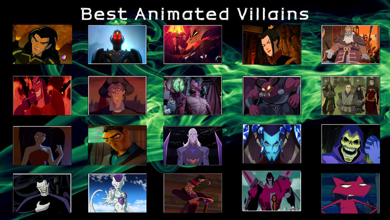 My Best Animated Villains By Drago Pantherforever On Deviantart My Best Animated Villains By Drago Pantherforever On Deviantart
