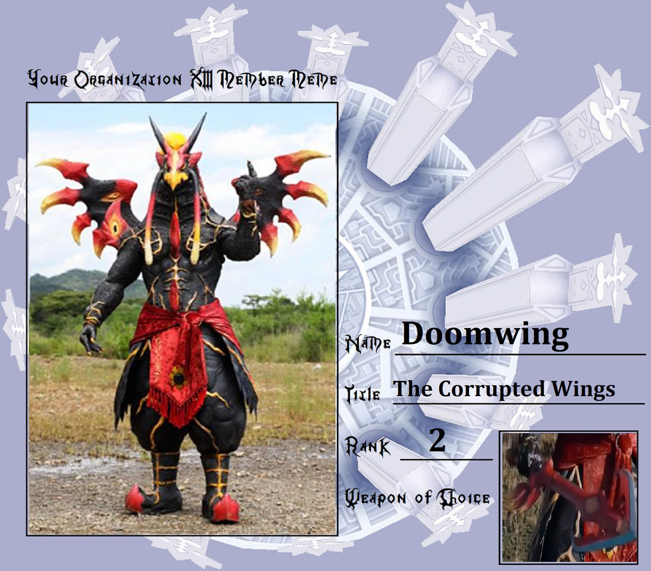 Doomwing Rangers ORganization XIII- Doomwing by Drago-Pantherforever on DeviantArt