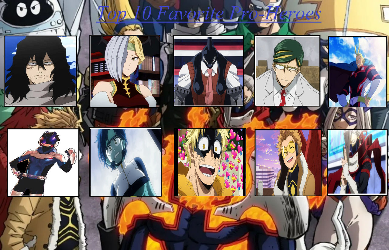 Top 10 favorite Pro-Heroes by Drago-Pantherforever on DeviantArt