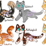 (CLOSED) 30 Point Warrior cats (0/6)