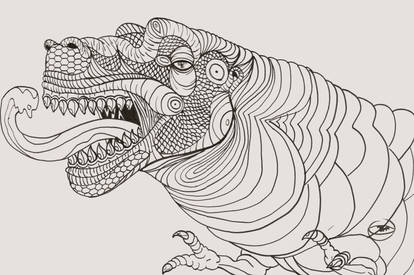 T-rex - Morning Sketch