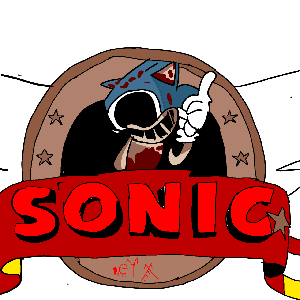 Sonic.eyx Fnf Blue Hill by 123OrionDd on DeviantArt