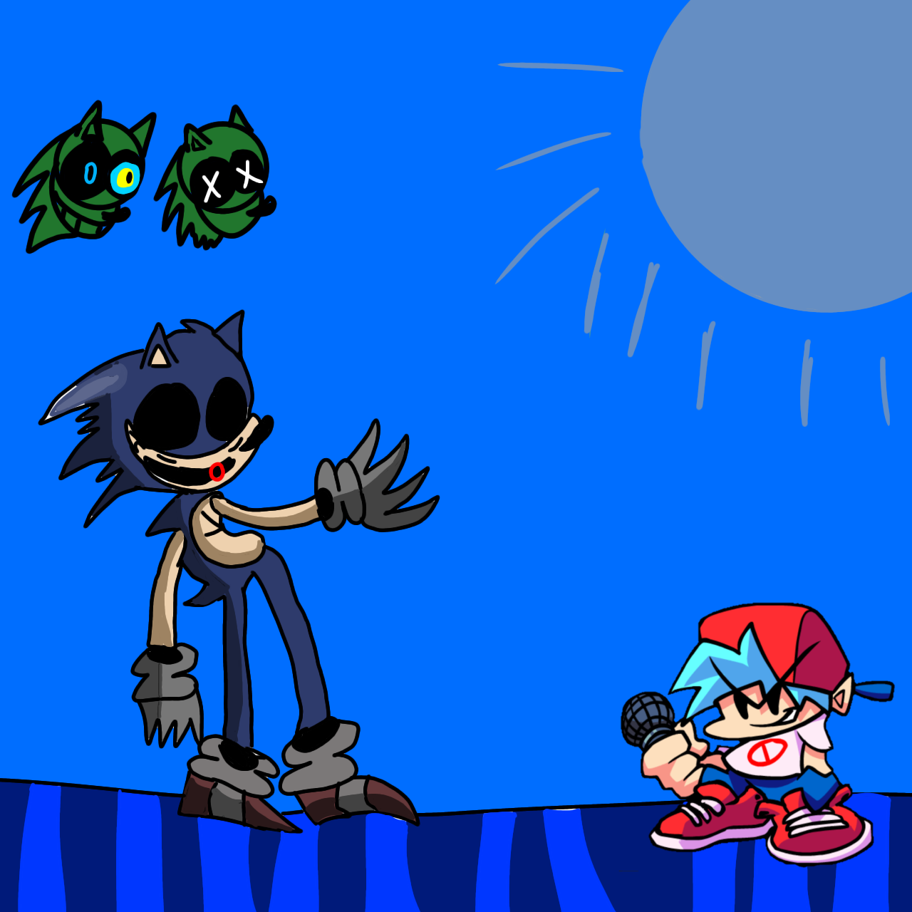 Sonic.eyx Fnf Blue Hill by 123OrionDd on DeviantArt