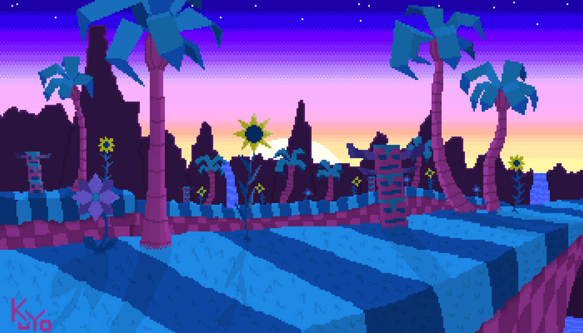 Sunset In Green Hill Zone By Kuy0 On Deviantart Sunset In Green Hill Zone By Kuy0 On Deviantart