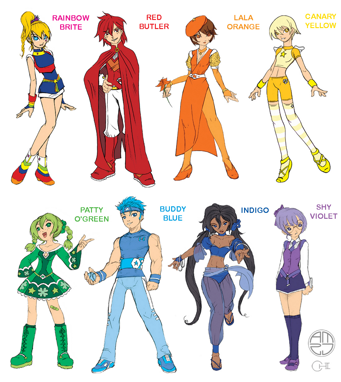 Rainbow Brite and Color Kids by cwmodels on DeviantArt