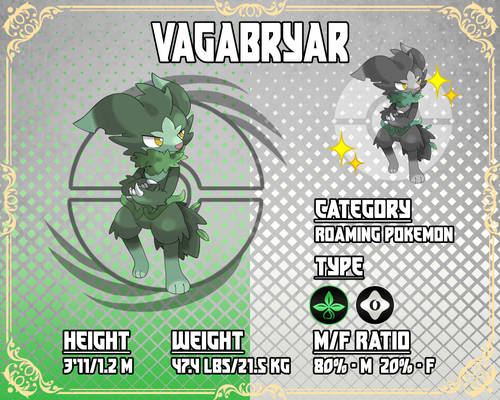 Pokemon Guardians Dex Entry - Vagabryar
