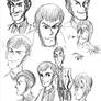 Lupin III: Doodling faces