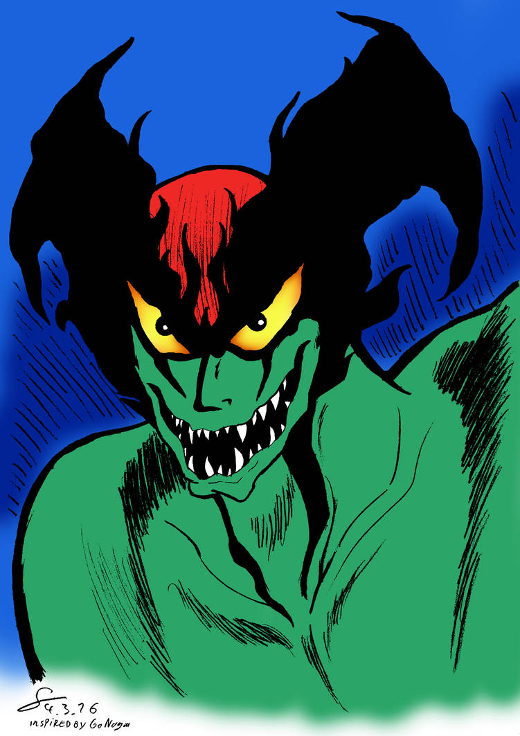 Devilman fully colored by ShinRedDear on DeviantArt