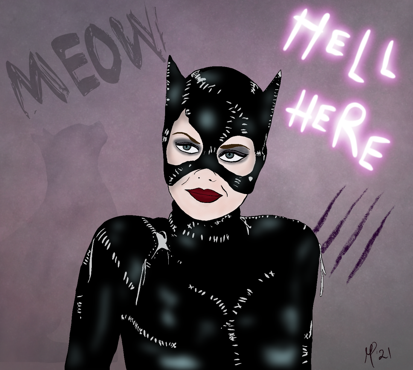 Catwoman from Batman Returns (1992) by TheArtOfMP on DeviantArt