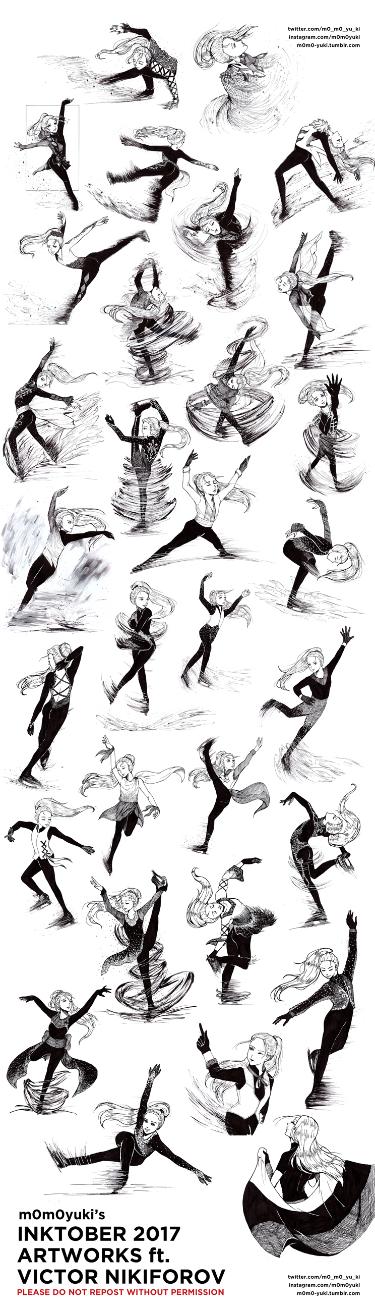 Inktober 2017: Victor!!! on ICE by mnieva