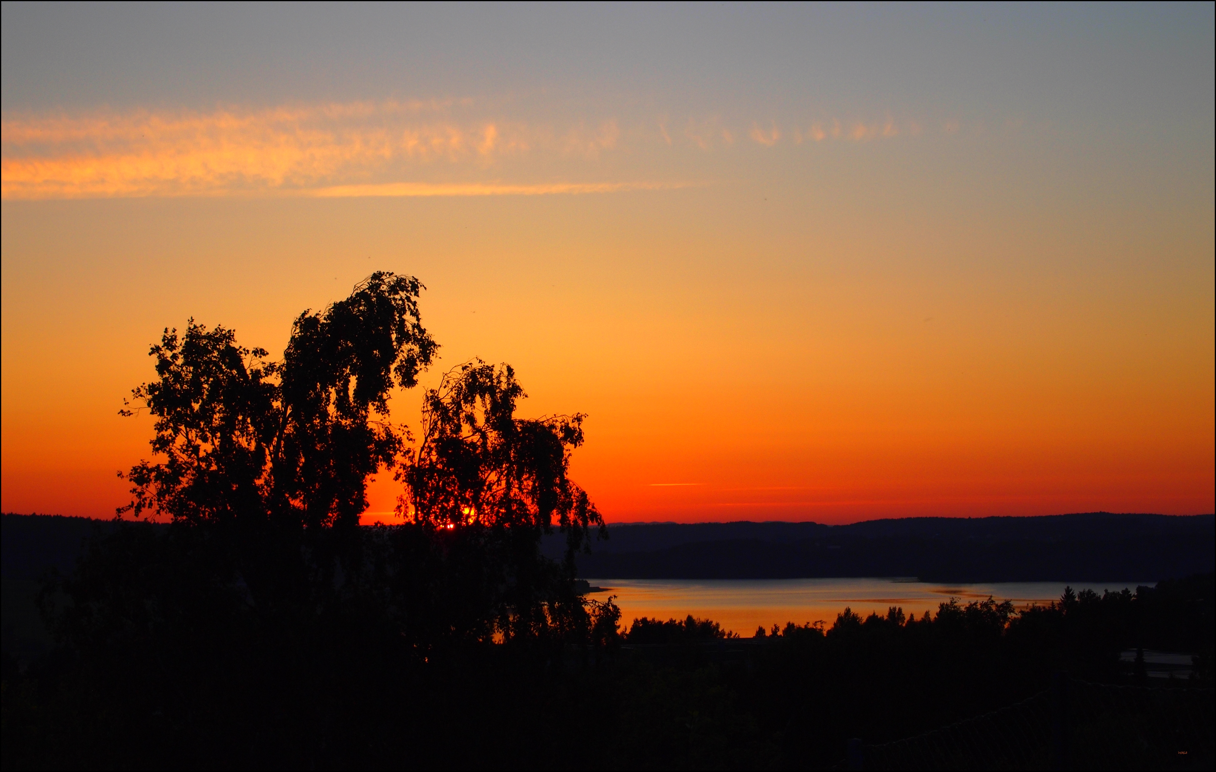 scandinavian sunset