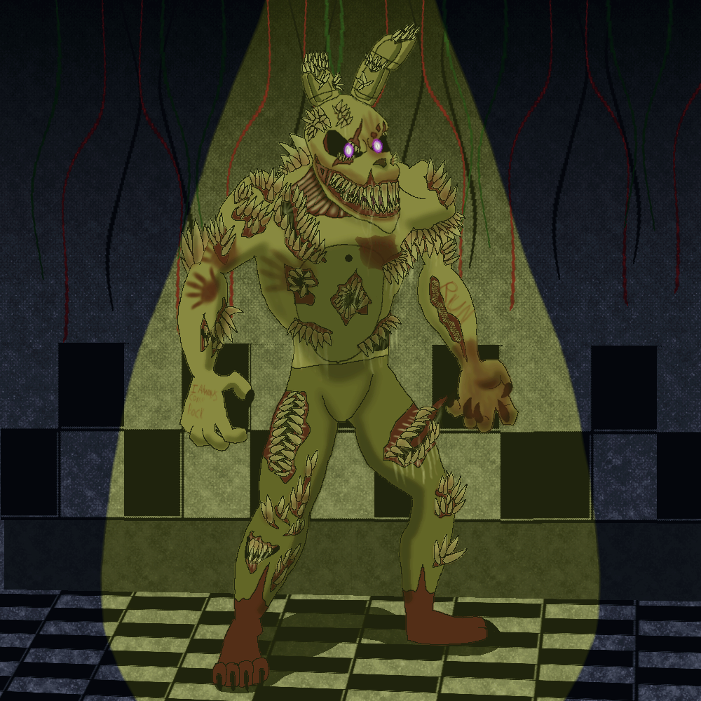 Confused Springtrap Twisted Springtrap by TwistedGhost976 on DeviantArt
