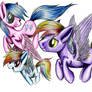 Rainbow Dash family