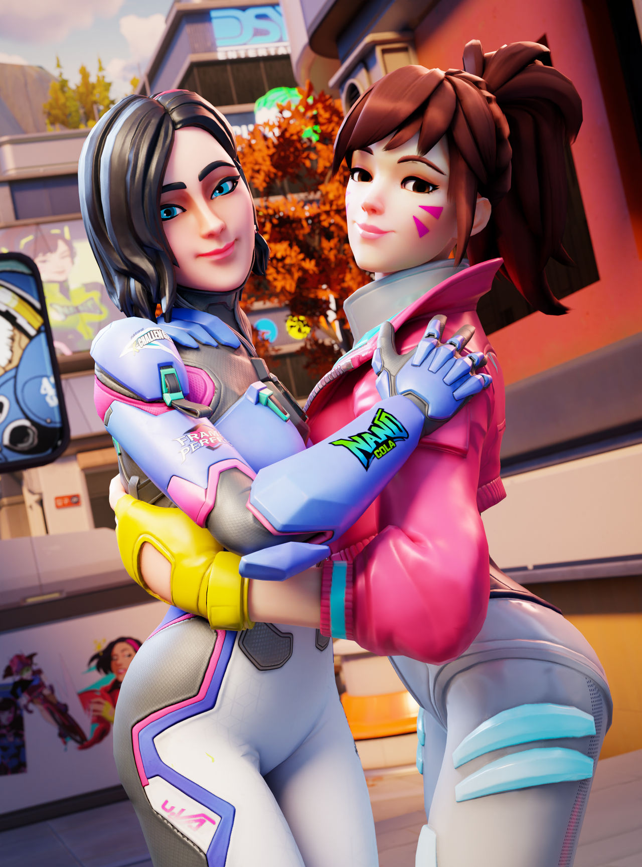 Rox and D.va, game on! by Necroplix on DeviantArt