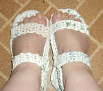 Plastic bag sandals by CherokeeCampFireGirl