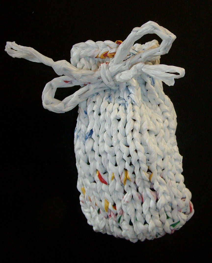 Plarn Dice Bag