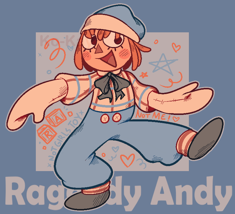 Cursed Raggedy Andy RAGGEDY ANDY (Fanart) by KO-KAY on DeviantArt