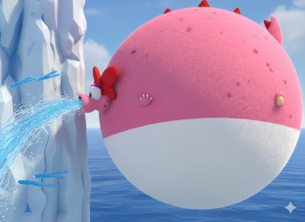 Ice/water Inflation Birdo Iceberg Water Inflation Remake by BirdoFanInflator59 on DeviantArt