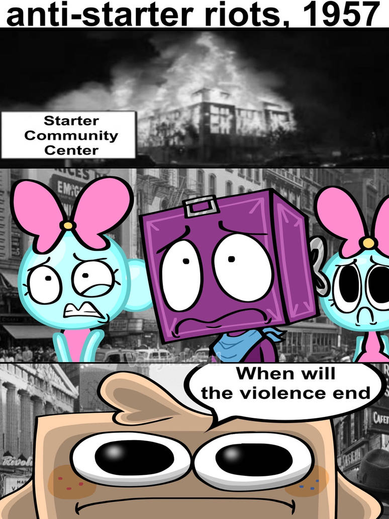 Anti-Starter Riots, 1957 by ValkyrieLethal on DeviantArt