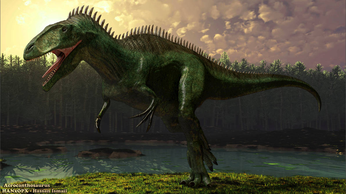 Acrocanthosaurus by HANxOPX on DeviantArt