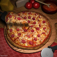 VRay Pizza