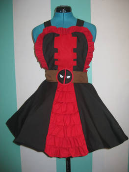 Deadpool Marvel Inspired COsplay Pinafore