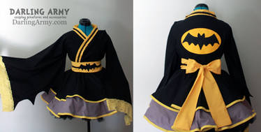 Batman Wa Lolita Cosplay Kimono Dress