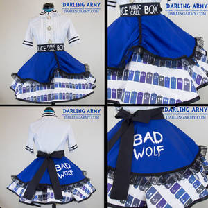 Doctor Who TARDIS Cosplay Lolita Skirt