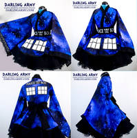 Doctor Who TARDIS Galaxy Cosplay Kimono Dress