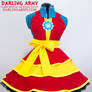 Iron Man Cosplay Pinafore Dress Accessory