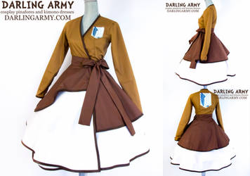 Attack on Titan Survey Corps Cosplay Wrap Dress by DarlingArmy