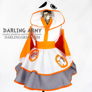 BB-8 Star Wars Force Awakens Cosplay Kimono Dress