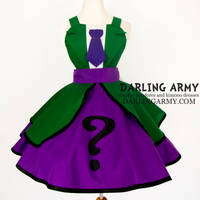 Riddler - Batman - Cosplay Pinafore Dress