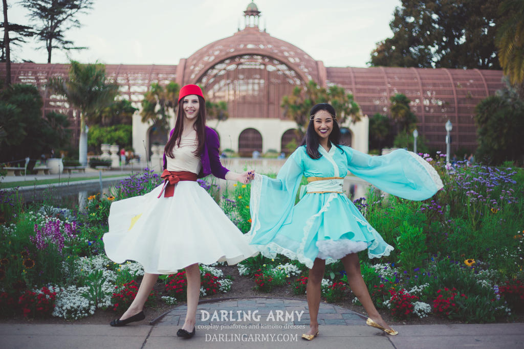 Aladdin and Jasmine Disneybound Cosplay Dresses