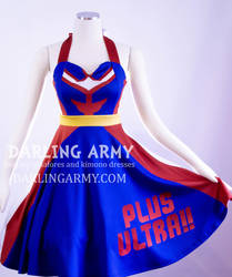 All Might My Hero Academia Cosplay Swing Dress by DarlingArmy