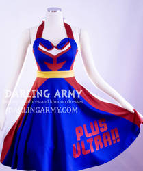 All Might My Hero Academia Cosplay Swing Dress