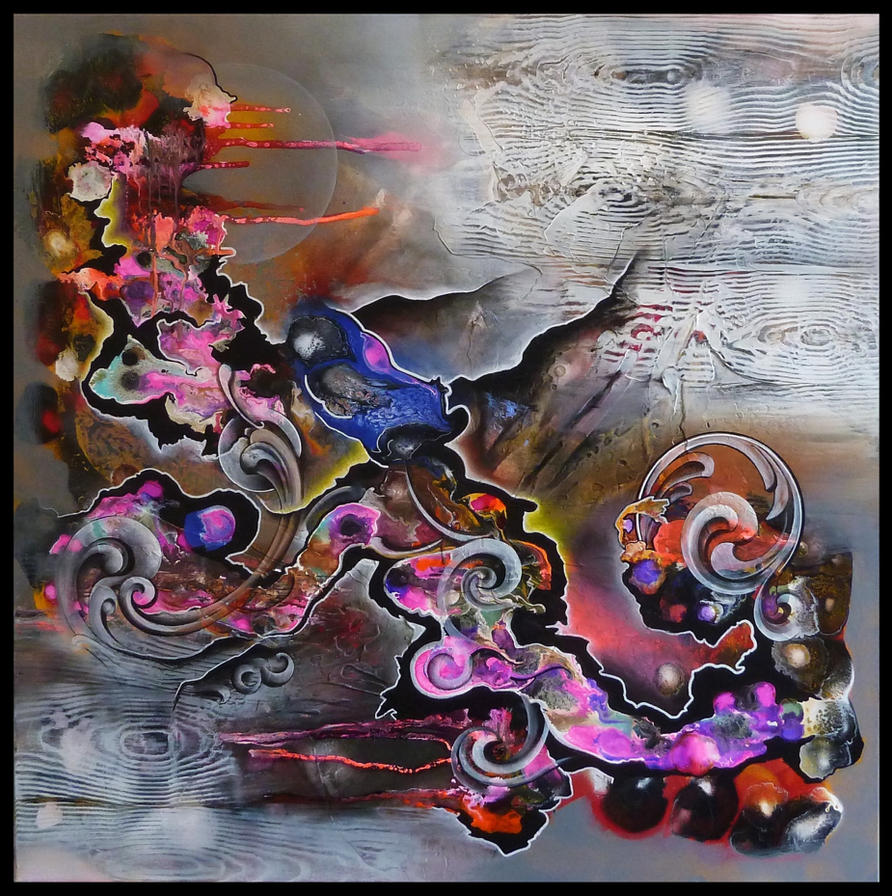 Абстрактная картина своими руками