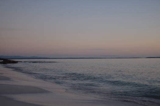 Horizon shot along the beach