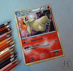 Typhlosion Card