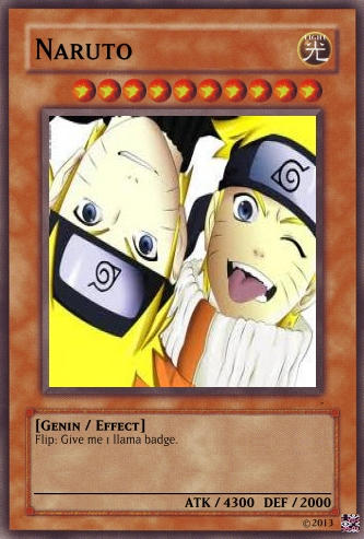 Yu-Gi-Oh Card Naruto by Narutocardmaster on DeviantArt