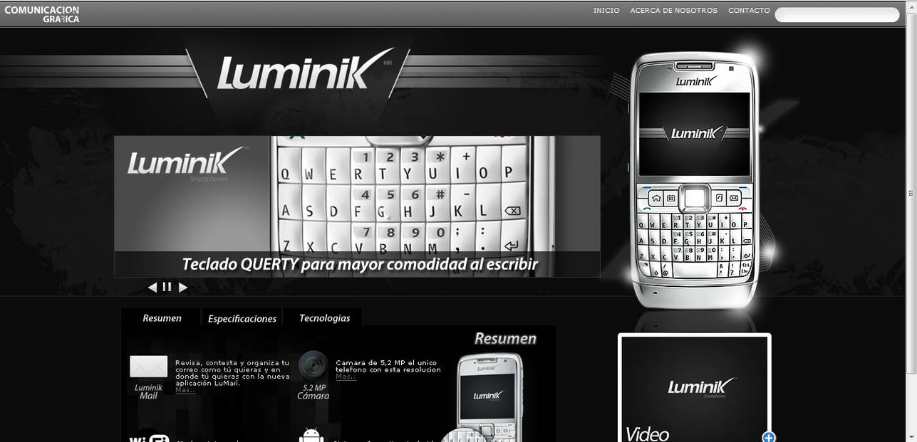 Luminik Luminik Website by stardesigns on DeviantArt