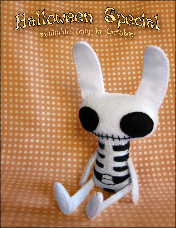 Halloween - Skeleton Bunny