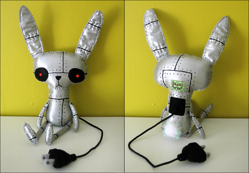 Sprocket the Robot Rabbit by BibelotForest on DeviantArt
