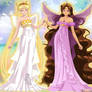 Neo Queen Serenity and Moon Queen Selene