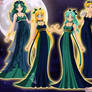 Queen Michiru and Haruka and their daughters