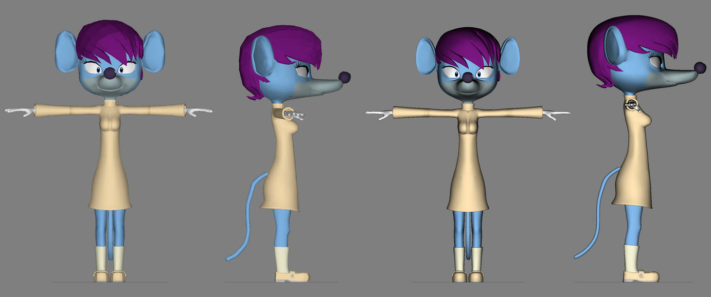 Helene Updated Computer Model Helene model comparison by FP7ETDP43 on DeviantArt